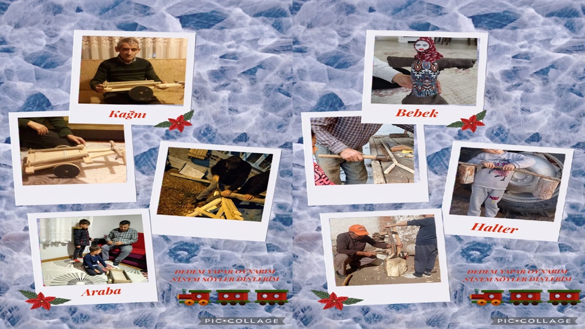 Anaokulu Öğrencileri, Dedeleriyle Birlikte Oyuncak Yaptı