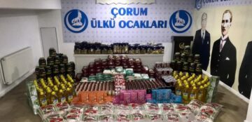 Ülkü Ocaklarından Erzak Yardımı