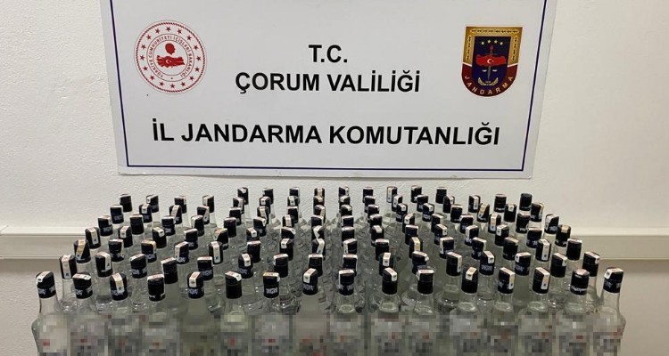 123 Şişe Kaçak Rakı Ele Geçirildi