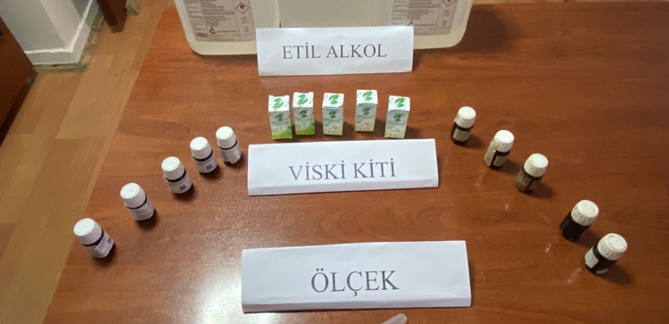 İskilip’te Sahte Alkol Operasyonu