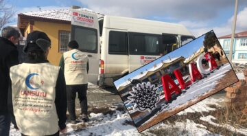 Cansuyu Alaca’da Kumanya Dağıttı