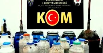 Çorum’da 576 Litre Kaçak İçki Ele Geçirildi