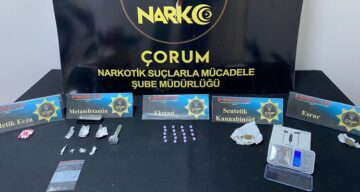 Çorum’da Zehir Tacirlerine Operasyon: 9 Gözaltı