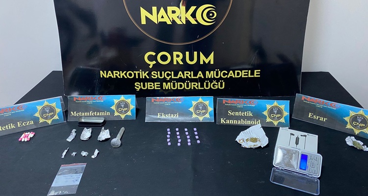 Çorum’da Zehir Tacirlerine Operasyon: 9 Gözaltı