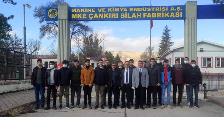 Öğrenciler Çankırı Silah Fabrikasını İncelediler