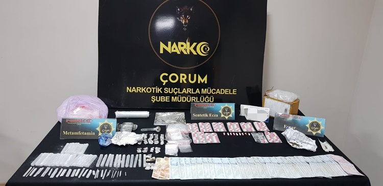 Çorum’da Uyuşturucu Satıcılarına Operasyon