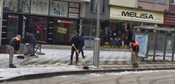 Sungurlu Belediyesi’nden Kar Mesaisi