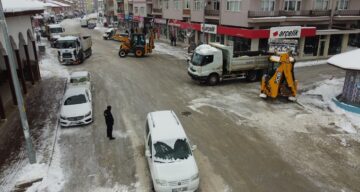 Alaca Belediyesi’nden Kar Mesaisi