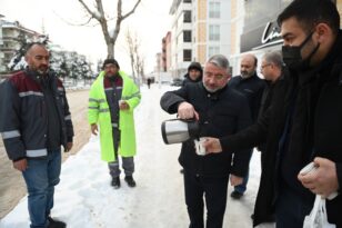 Başkan Aşgın, Kahraman İşçileri Sahada Ziyaret Etti