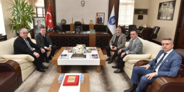 TSO Başkanı ve Hitit Ulaş A.Ş’den Aşgın’a Teşekkür Ziyareti