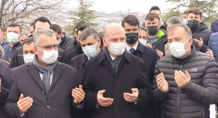 Bakan Soylu Ceylan’ın Babasının Cenazesi İçin Çorum’a Geldi