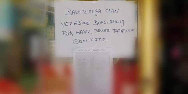 Gizli Hayırsever Mahallelinin Borçları Ödedi