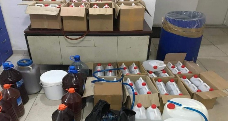 Çorum’da Kaçak Alkol Yakalandı