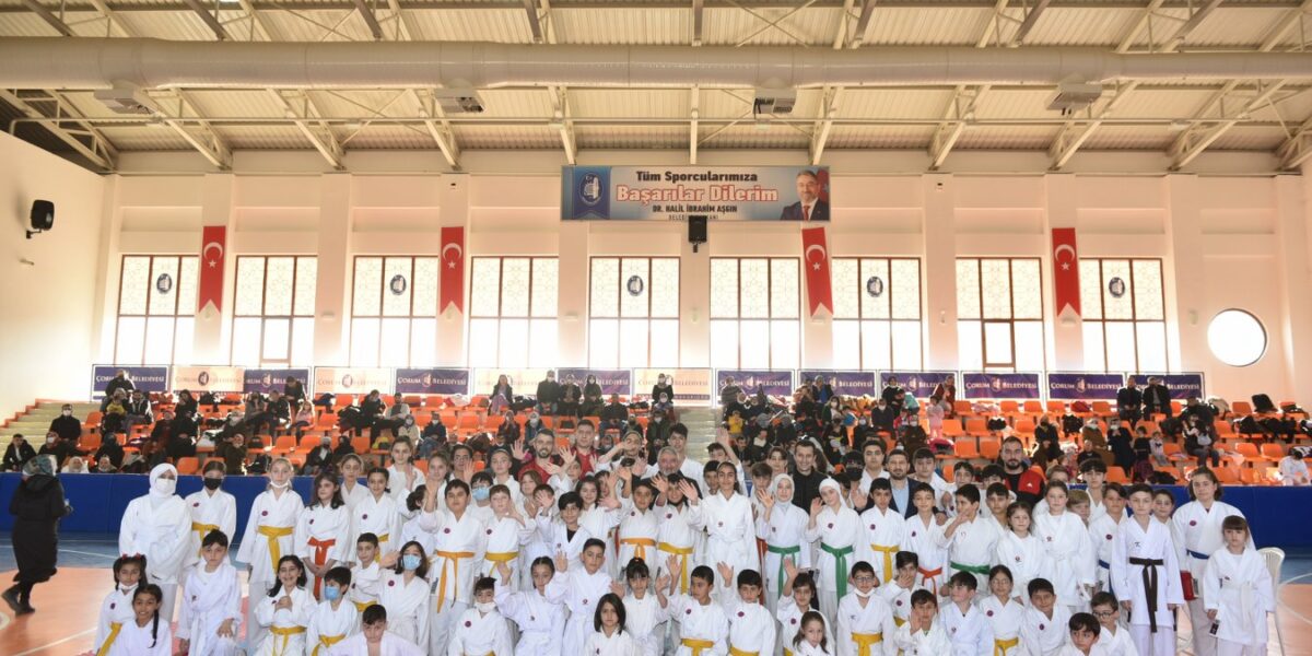 Çorum Belediyesi GSK Karate Branşı Kuşak Sınavı Tamamlandı