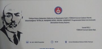 TÜRKAV’dan,  “İstiklal’den İstikbale” Programı
