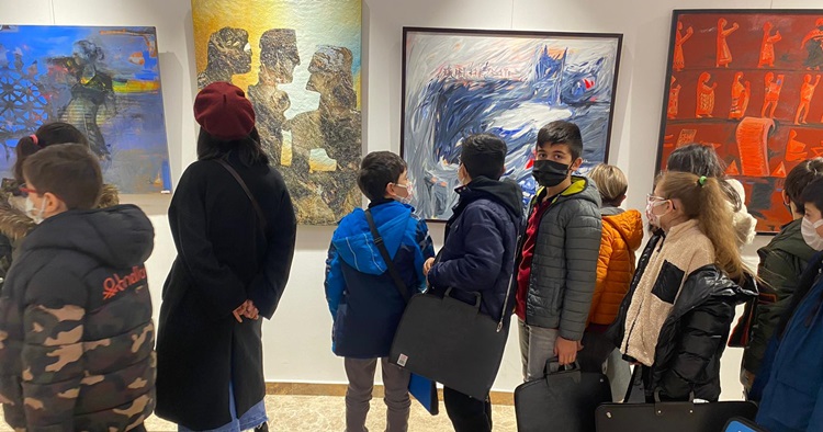 Öğrenciler Sanat Müzesi ve Galerisi’ni Gezdi