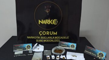Çorum’da Zehir Tacirlerine Operasyon