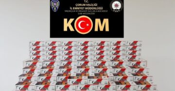 Çorum’da Kaçak Sigara Operasyonu