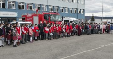 Ortaköy’de Yangın Tatbikatı Gerçekleştirildi