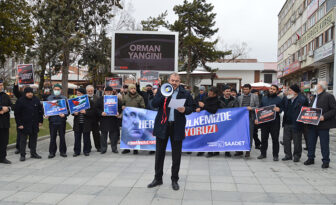 Saadet Partisi’nden ‘Herzog’ Protestosu