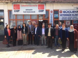 CHP Ortaköy’de Dert Dinledi