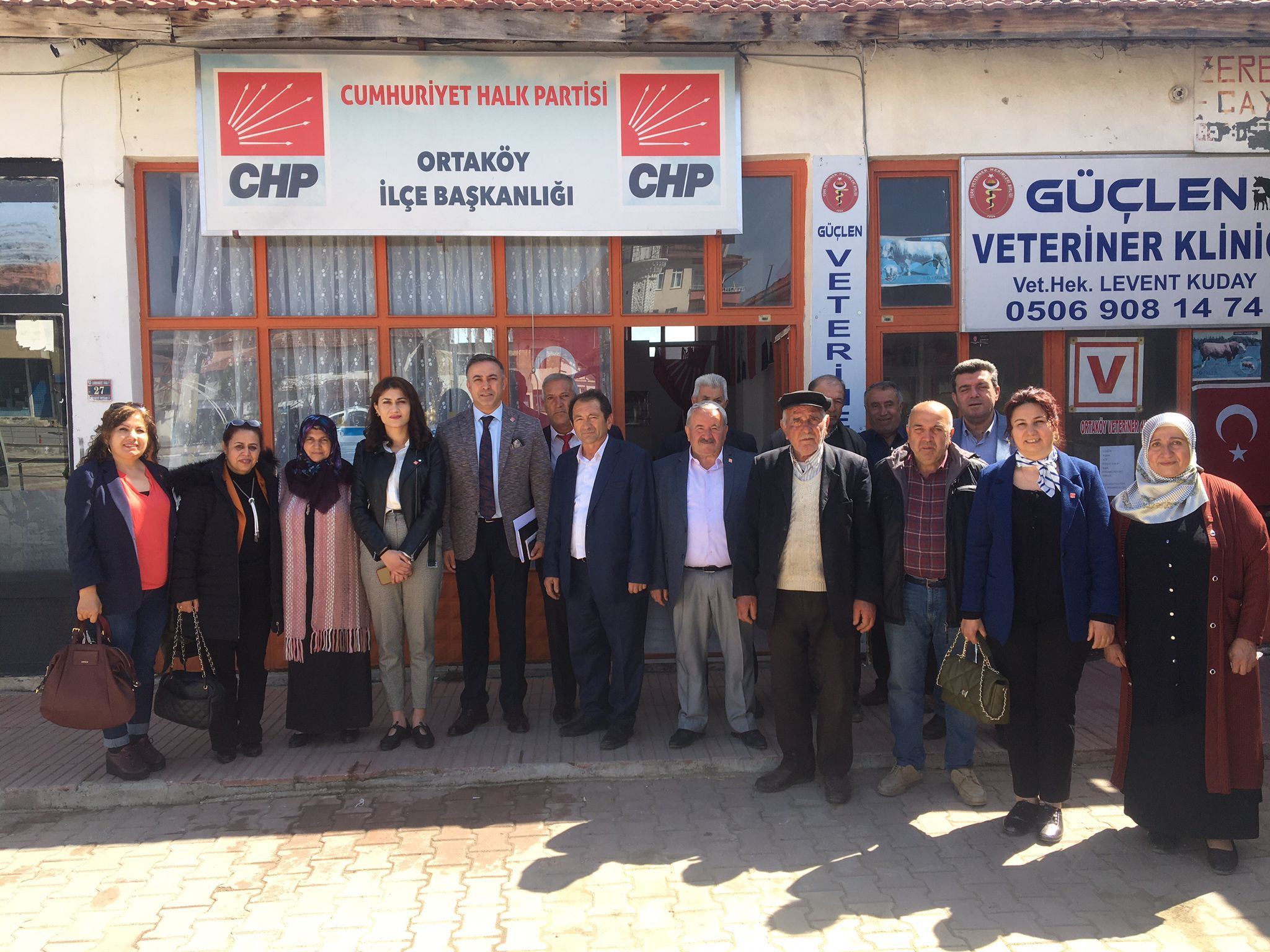 CHP Ortaköy’de Dert Dinledi