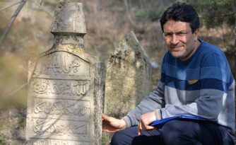 İskilip’te Eski Mezar Taşları Bulundu