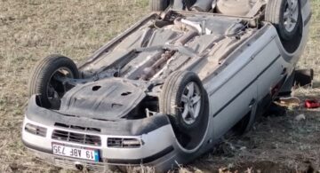 Çorum’da Otomobil Takla Attı: 1 Yaralı