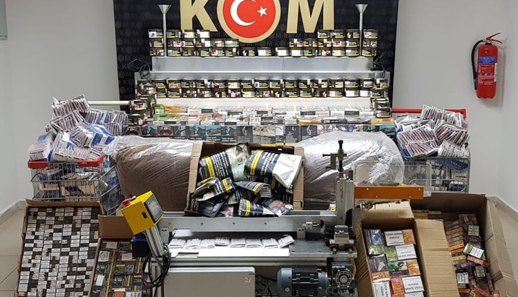 Bağ Evinde Kaçak Sigara Ele Geçirildi