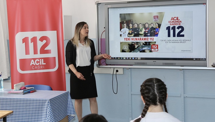 Çorum’da 90 Bin Öğrenciye Eş Zamanlı 112 Eğitimi