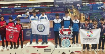 Masa Tenisinde Çorum Belediyesi İkinci Oldu