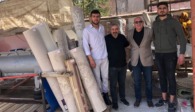 Şehit Aileleri Derneği’nde, Estetik Halı Yıkamaya Teşekkür Ziyareti