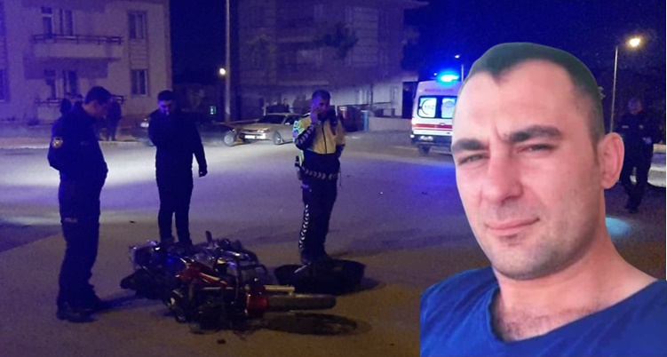 Otomobille Çarpışan Motokurye Hayatını Kaybetti