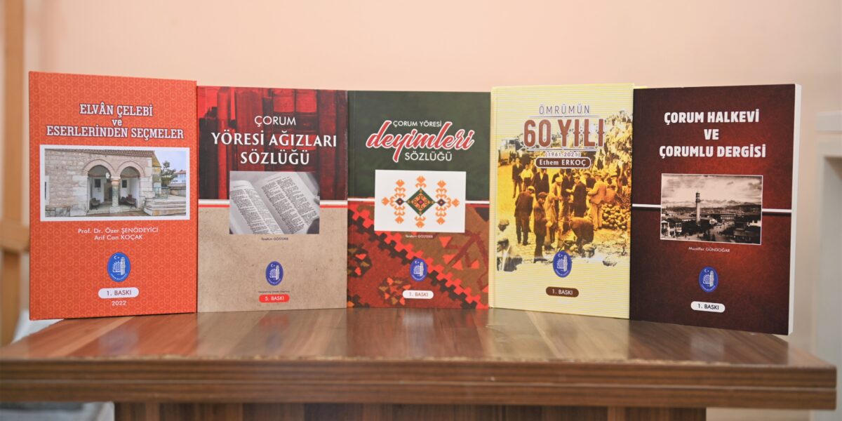 Çorum Belediyesi’nden 5 Yeni Kitap