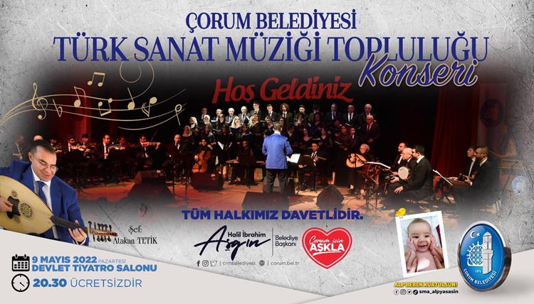 Belediyenin TSM Konseri Bu Akşam