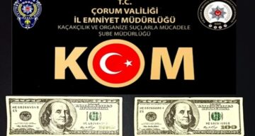 Çorum’da Sahte Para Operasyonu