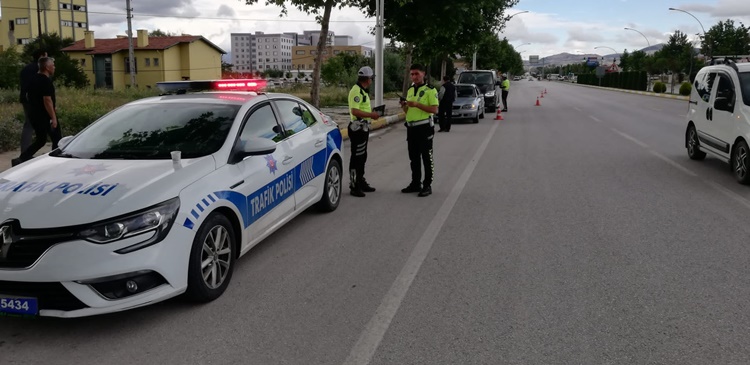 Çorum’da Dronlu Trafik Denetimi