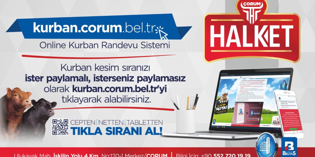 HalkEt’te Kurban Kesimi İçin Online Randevu Başladı