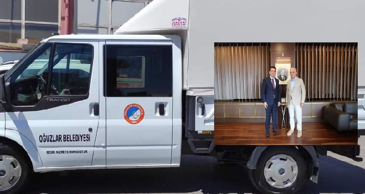 Ümramiye Belediyesinden Oğuzlar’a Hibe Kamyonet