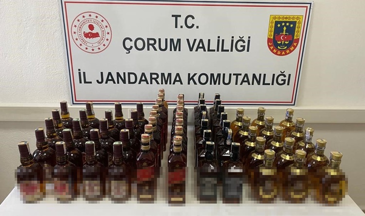 Jandarma’dan Kaçak Viski Operasyonu!