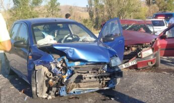 Sungurlu’da İki Otomobil Çarpıştı; 5 Yaralı