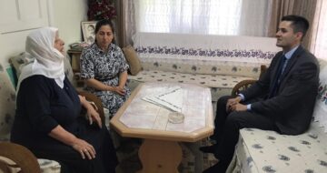 Kaymakamın İlk Ziyareti Şehit Ailesine