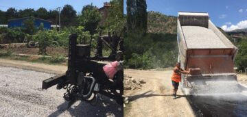 Oğuzlar ‘da Yol Çalışmaları Yapılıyor 