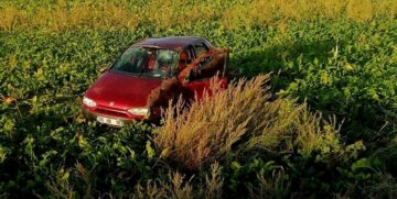 Çorum’da Otomobil Tarlaya Uçtu: 2 Yaralı