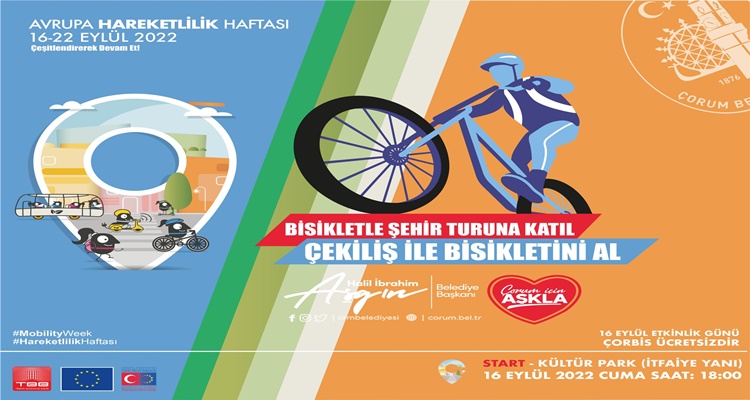 Belediye, Bisikletle Şehir Turu Düzenliyor