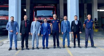 Ülkü Ocakları’ndan İtfaiye Müdürlüğüne Ziyaret