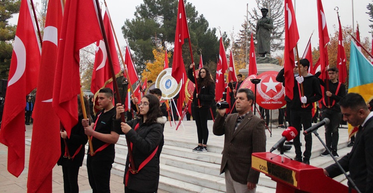 Çorum’da 10 Kasım Törenleri