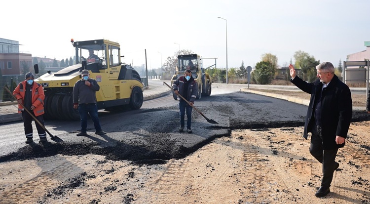 Çorum Belediyesinden OSB’ye Asfalt Desteği