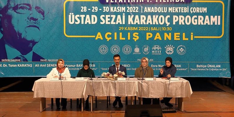 Sezai Karakoç, Vefatının 1. Yılında Çorum’da Anıldı