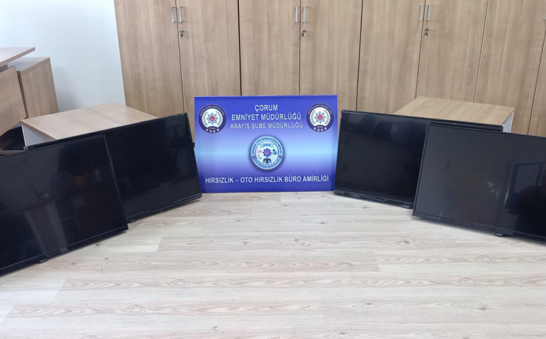 4 Günde 4 LCD Televizyon Çalan Hırsız Yakalandı